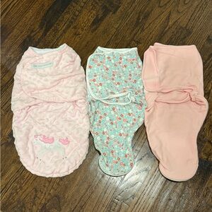 aden and Anais petite l amour swaddle 0-3 months blanket lot of 3